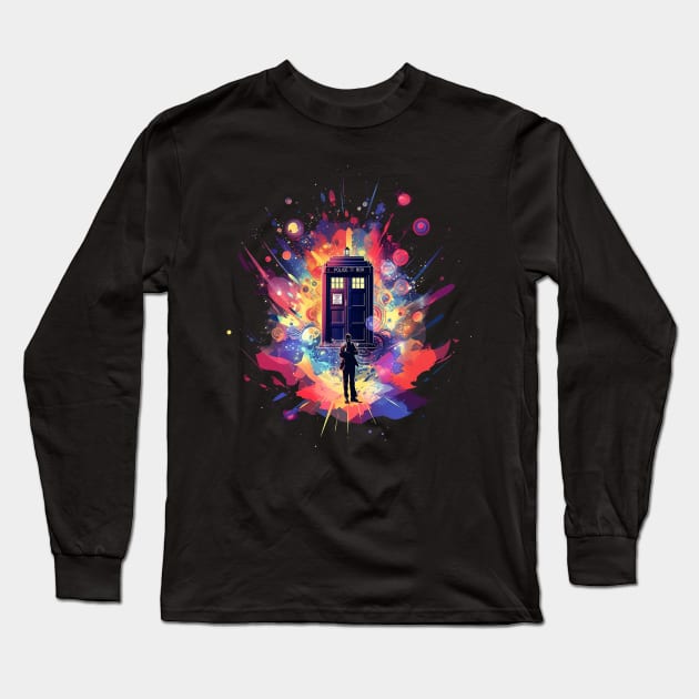 dr who Long Sleeve T-Shirt by a cat cooking